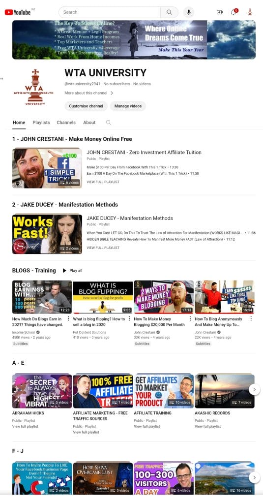 "faculty.wealthtuitionangel.com - Affiliate Training - How To Make $500 - $1000 A Day"